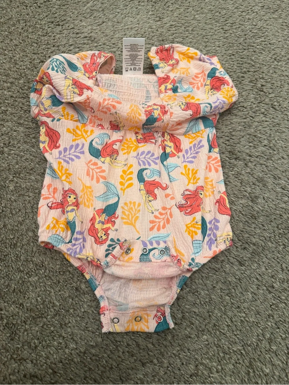 Disney Baby Little Mermaid romper Size 18M